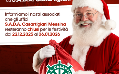 Buone Feste da S.A.D.A. Casartigiani Messina
